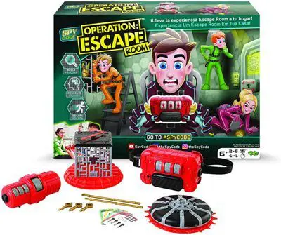 Juego Operación Escape Room para niños