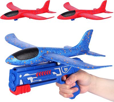 Lanzador de aviones de juguete